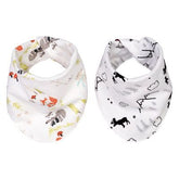 Set 2 Baberos Bandana Reversible - Buff